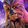 Chewbacca Character paint by numbers