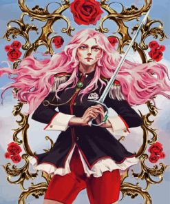 Utena Character paint by numbers