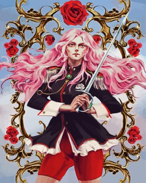 Utena Character paint by numbers