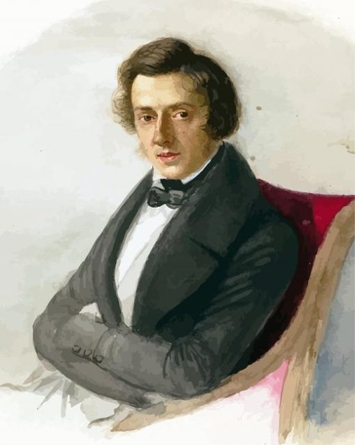 Vintage Frédéric Chopin paint by numbers