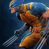 Wolverine Illustration Art paint by numbers