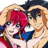 Yona And Hak Son Love paint by numbers