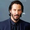 Keanu Reeves Canadian Actor paint by numbers