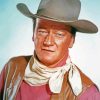 John Wayne With Hat paint by numbers
