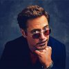 Robert Downey Jr With Glasses paint by numbers