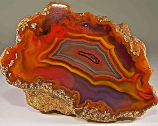 Agate Gemstone paint by numbers