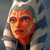 Aesthetic Ahsoka Character paint by numbers