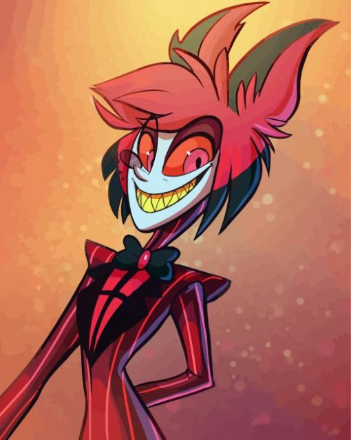 Alastor Animated Series paint by numbers