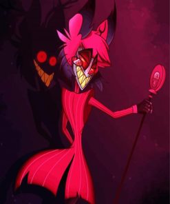 Alastor Animation Character paint by numbers