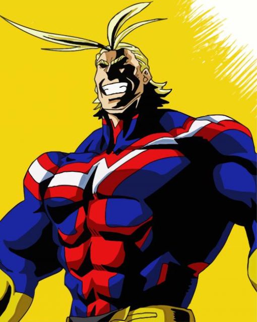 All Might Art paint by numbers