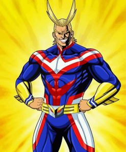 All Might Hero paint by numbers