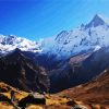 Snowy Annapurna Mountains paint by numbers