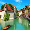 Aesthetic Annecy City paint by numbers