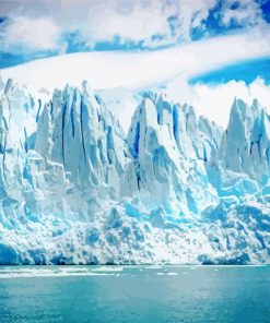 Antarctica Glaciers paint by numbers