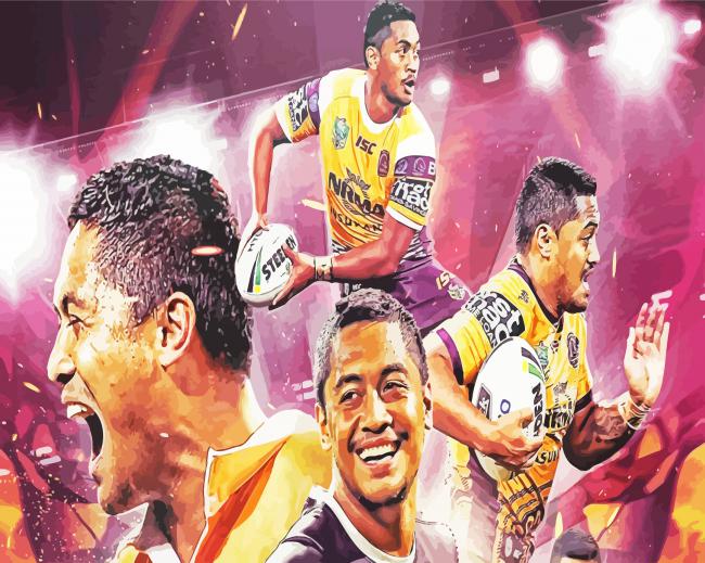 Anthony Milford Player paint by numbers