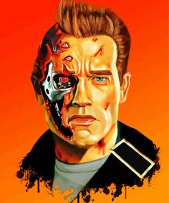 Arnold Terminator Art paint by numbers