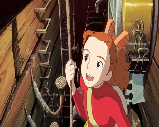 Cute Arrietty Character paint by numbers