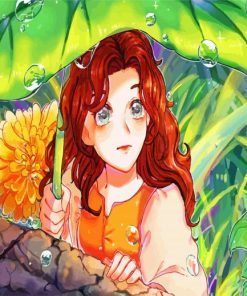 Arrietty Anime Art paint by numbers
