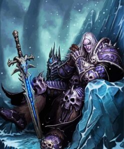 Prince Arthas Menethil paint by numbers