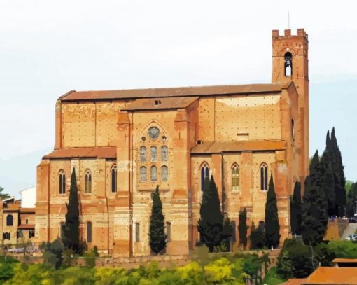 Basilica Of San Domenico paint by numbers