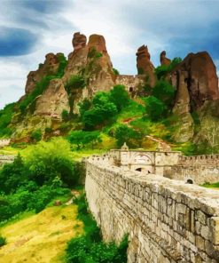 Aesthetic Belogradchik Fortress paint by numbers