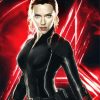 Black Widow Scarlett Johansson paint by numbers