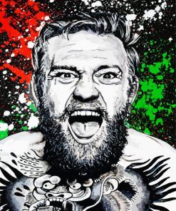 Aesthetic Conor McGregor paint by numbers