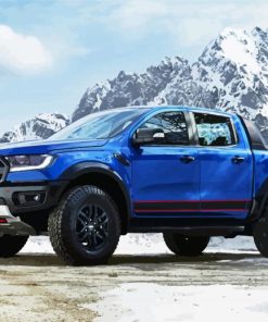 Aesthetic Blue Ford Ranger paint by bnumbers