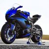 Blue Yamaha RZF R7 paint by numbers
