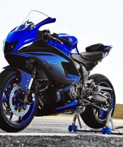 Blue Yamaha RZF R7 paint by numbers