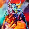Bull Animal Art paint by numbers