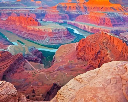 Canyonlands National Park paint by numbers