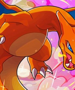 Charizard Art paint by numbers