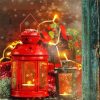 Christmas Lanterns Decoration paint by numbers