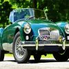 Classic Green Mg Car paint by numbers