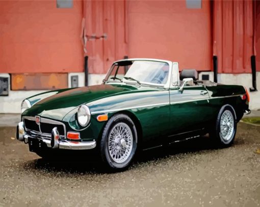 Aesthetic Classic Mg Car paint by numbers