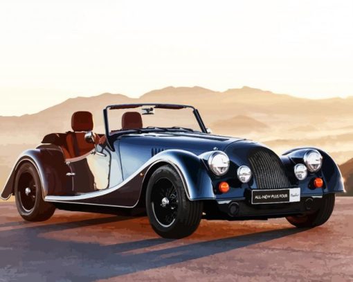 Vintage Classic Morgan paint by numbers