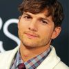 Handsome Ashton Kutcher paint by numbers