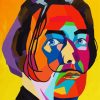Colorful Salvador Dali paint by numbers