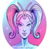 Colorful Aries Girl paint by numbers