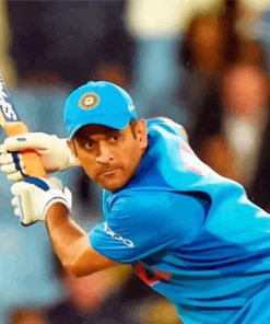 Mahendra Singh Dhoni paint by numbers
