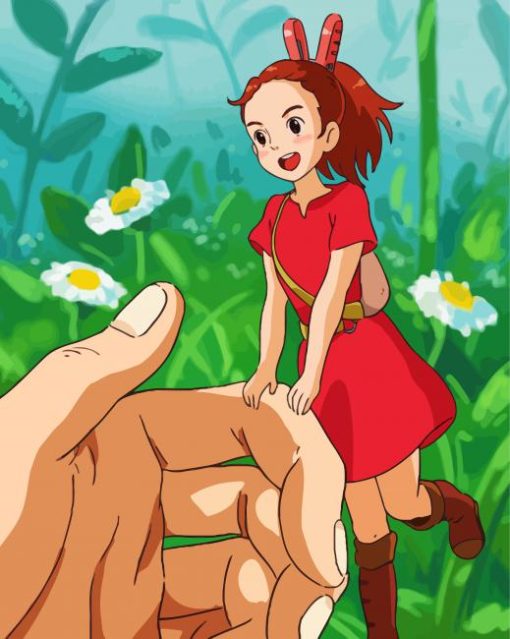 Cute Arrietty paint by numbers