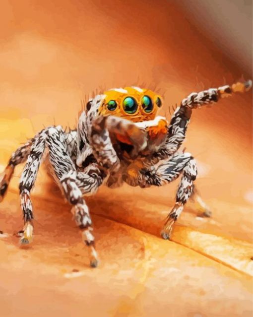 Cute Little Spider paint by numbers