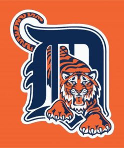 Detroit Tigers Logo paint by numbers