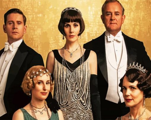 Downton Abbey paint by numbers