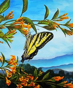 Eastern Tiger Swallowtail paint by numbers