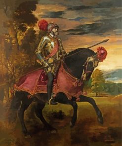 Equestrian Portrait Of Charles V paint by numbers