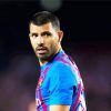 FCB Player Sergio Leonel Agüero paint by numbers