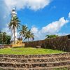 Galle Dutch Fort Lighthouse paint by numbers