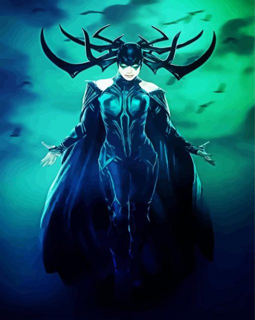 Hela Goddess Of Death paint by numbers